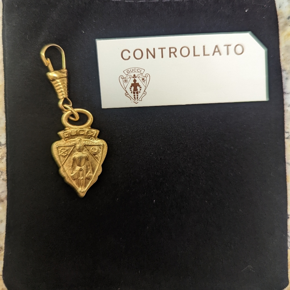 Authentic Gucci knight pendant/charm